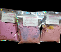 Image 1 of Pixie Dust and Faerie Rocks Fizzy, Sparkly, Bath Bomb Crumbles, Dust and Salt Soak