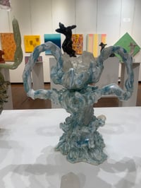 Image 2 of fae sketch ceramic sculpture vessel 