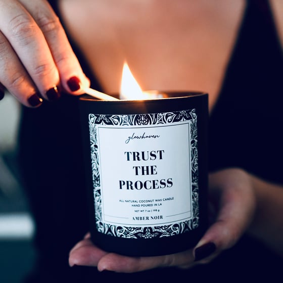 Image of Trust The Process Candle - Coconut Wax 