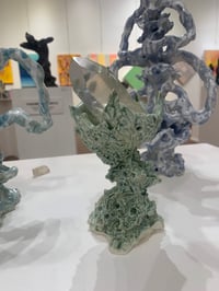Image 1 of fae sketch ceramic sculpture goblet