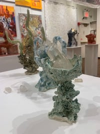 Image 2 of fae sketch ceramic sculpture goblet