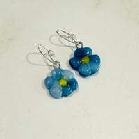 Forget me not earrings for Alzheimer’s Society