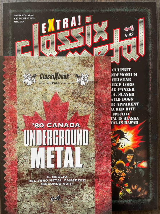 Image of CLASSIX METAL eXtra! - SPECIALE U.S. METAL + CLASSIXBOOK '80 CANADA UNDERGROUND METAL'