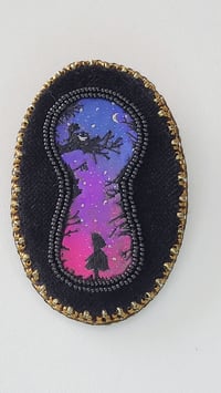Image 2 of Broche velours DERRIERE LA PORTE 
