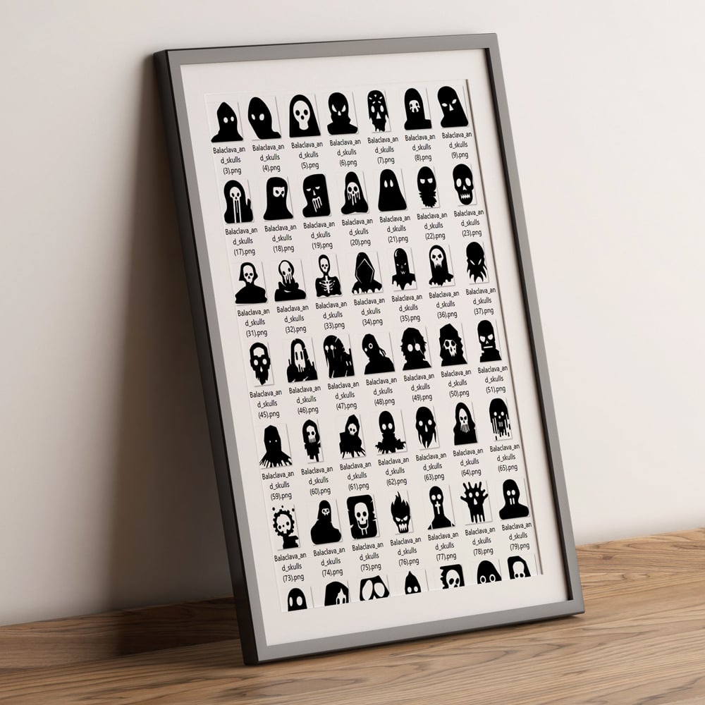 Image of Balaclava & Skulls : 100 icones à télécharger.