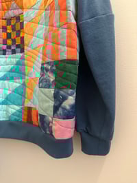 Image 5 of Colorful Improv Quilted Organic Sweater