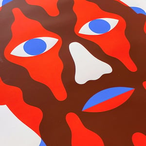 Image of Silkscreen print 50 x 70 cm ‘Anxieux’