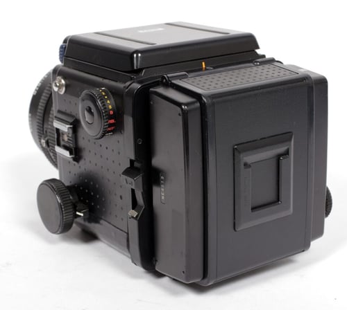 Image of Mamiya RZ67 PRO II 6X7 camera with WLF + 120 back + Z 110mm F2.8 W lens #9592