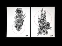 Image 1 of WEEKEND DEAL - A Pair of "Glory" and "In My Head" 8.5”x11” Fine Art Prints