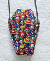 Killer Klowns Cross-Body Coffin Bag | Handmade