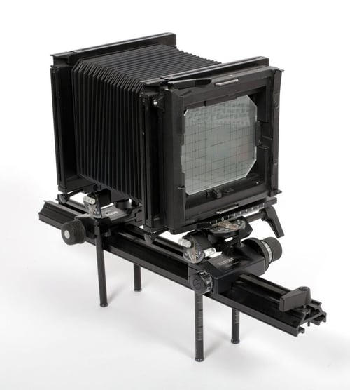Image of Sinar A-1 Alpina 4X5 Camera with 150mm F5.6 lens + holders + film #8250