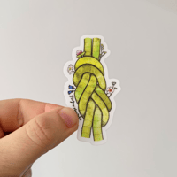Image 1 of Spring Eight Knot - transparent sticker