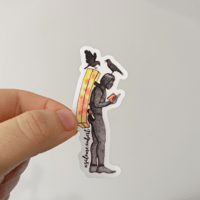 Image 1 of Topo sasquatch - transparent sticker
