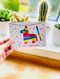 Image 1 of Mexican Piñata Feliz Cumpleaños Card