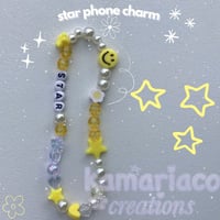 Image 2 of 🩷 Preppy Pink, Yellow, and Blue Phone Charms! 🩵
