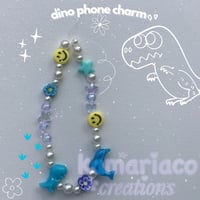 Image 4 of 🩷 Preppy Pink, Yellow, and Blue Phone Charms! 🩵