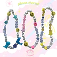 Image 5 of 🩷 Preppy Pink, Yellow, and Blue Phone Charms! 🩵