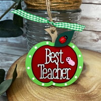 Best Teacher Apple Decoration