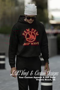 Image 3 of Pew Pew Jeep Wave Hoodie