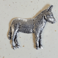 Image 4 of Pewter Donkey Pin