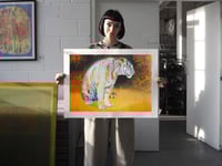 Image 2 of A2 Tiger in The Bear Rainforest  Screenprint