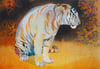 A2 Tiger in The Bear Rainforest  Screenprint