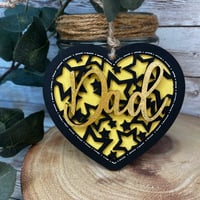 Starry Personalised Heart