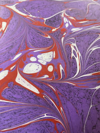 Image 4 of Hand Marbled One-of-a-kind // No.12
