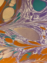 Image 1 of Hand Marbled One-of-a-kind // No.10