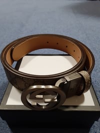 Image 2 of Gucci Belt Brown&Gray