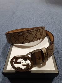 Image 3 of Gucci Belt Brown&Gray