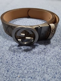 Image 4 of Gucci Belt Brown&Gray