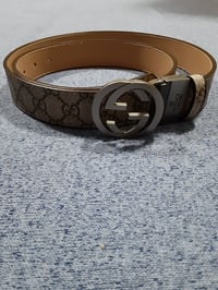 Image 5 of Gucci Belt Brown&Gray