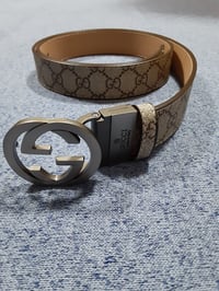 Image 6 of Gucci Belt Brown&Gray