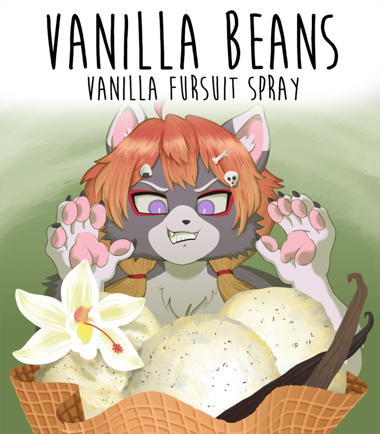 Image of Vanilla Beans - 2 oz fursuit spray, vanilla scent