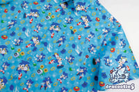 Image 1 of Sonic Button-Up Shirt <br>| Unofficial Fan Merch |