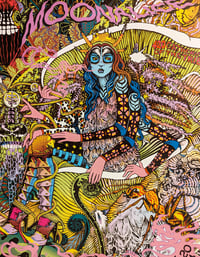 Image 3 of MOONALICE - 420 Gathering of the Tribe  - poster art by Caitlin Mattisson