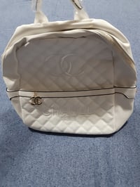 Image 1 of Chanel Backpack Mini White