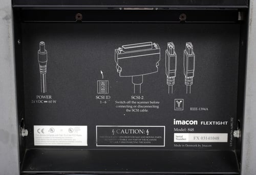 Image of Hasselblad Imacon 848 film scanner with 3 carriers and power supply TESTED #9625