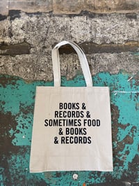 Image 2 of Books & Records & Sometimes Food Tote