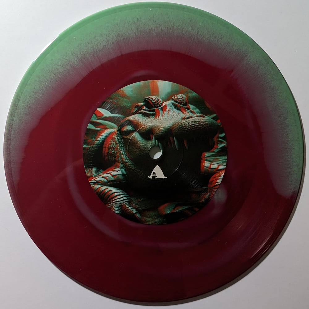 KGLW - CELLOPHANE LIVE! 10th Anniversary Red/Green Swirl 7" 3D Single! 