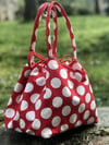One Star tissu vintage rouge
