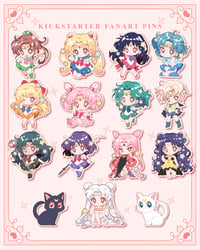 Image 4 of Sailor Mercury Chibi Pin (Pre-sale)💙