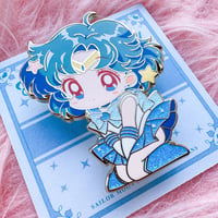 Image 2 of Sailor Mercury Chibi Pin (Pre-sale)💙