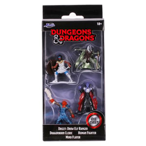 Dungeons & Dragons Die-Cast Collectible Figures Starter Pack – Drizzt Drowse Elf Ranger