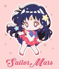 Image 3 of Sailor Mars Chibi Pin (Pre-sale)❤️
