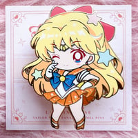 Image 1 of Sailor Venus Chibi Pin (Pre-sale)🧡