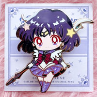 Image 1 of Sailor Saturn Chibi Pin (Pre-sale)💜