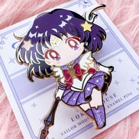 Image 2 of Sailor Saturn Chibi Pin (Pre-sale)💜