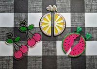 Big Fruit Acrylic Drop Earrings 